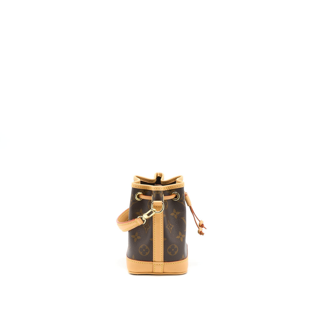 LOUIS VUITTON NANO NOE MONOGRAM CANVAS GHW