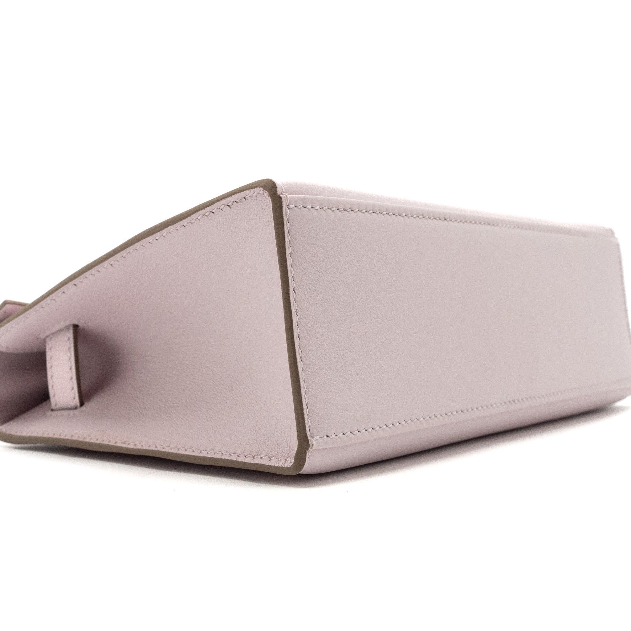 HERMES KELLY POCHETTE SWIFT MAUVE PALE SHW