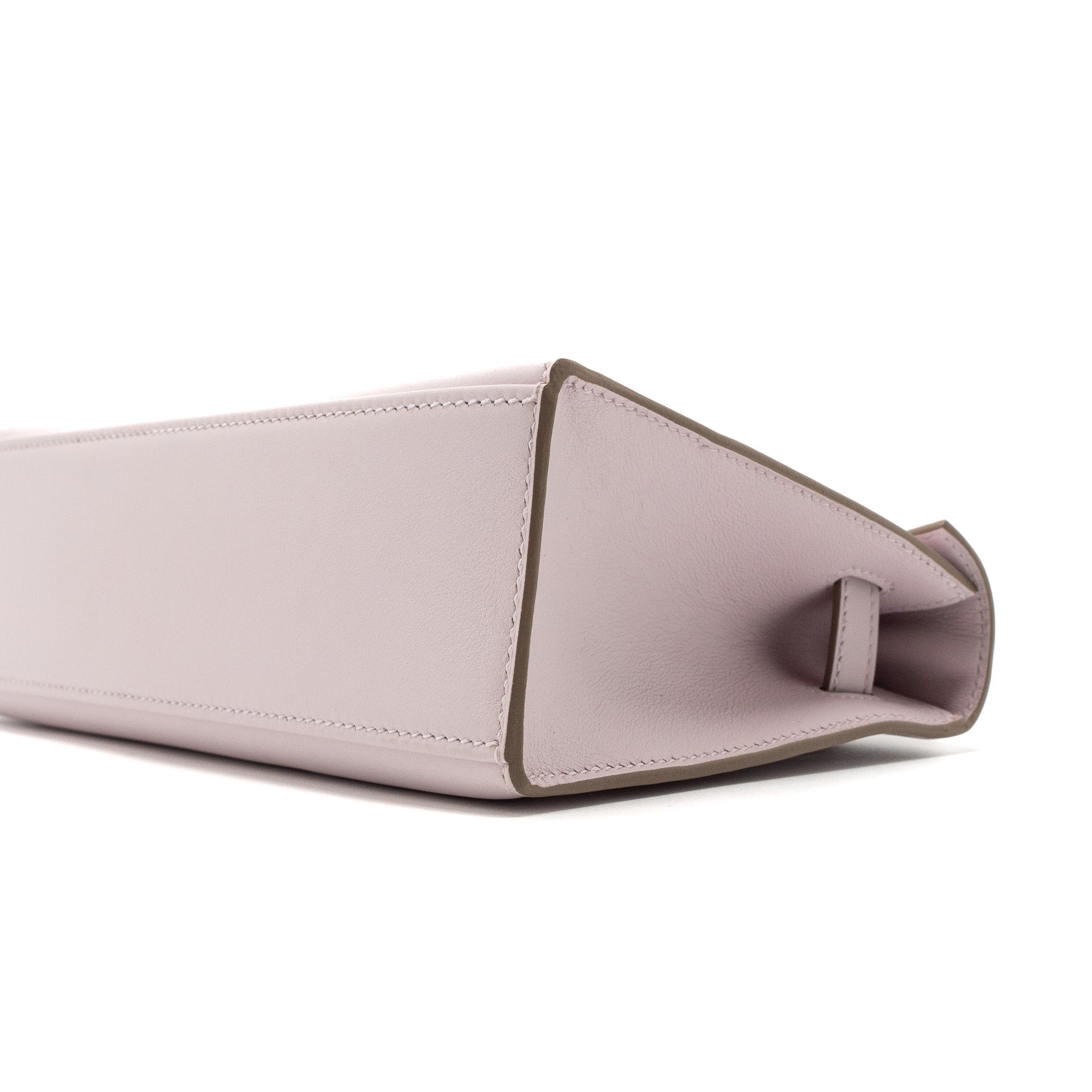 HERMES KELLY POCHETTE SWIFT MAUVE PALE SHW