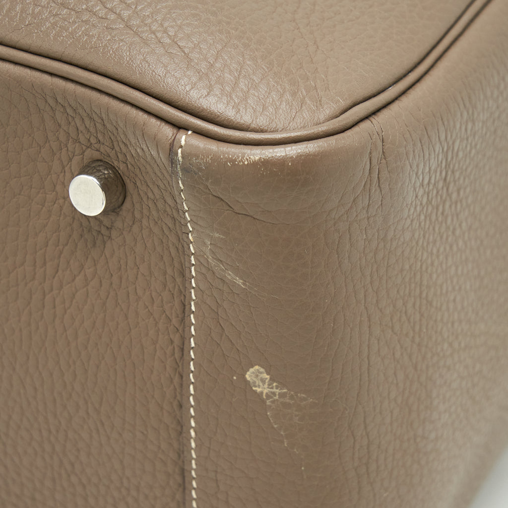 Hermes Lindy 34 Clemence Etoupe SHW