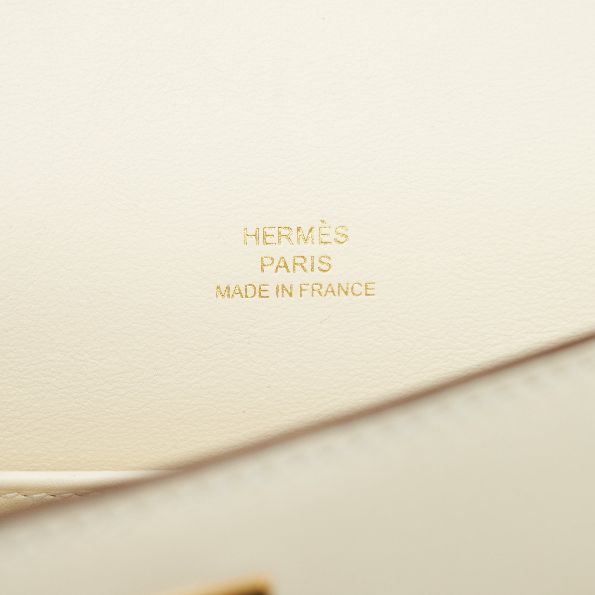 HERMES KELLY POCHETTE SWIFT NATA GHW