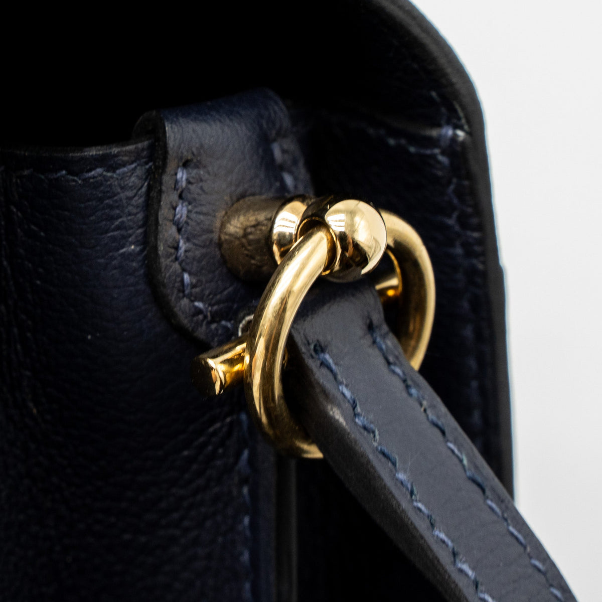 Hermes Mini Roulis Evercolour Blue Nuit GHW