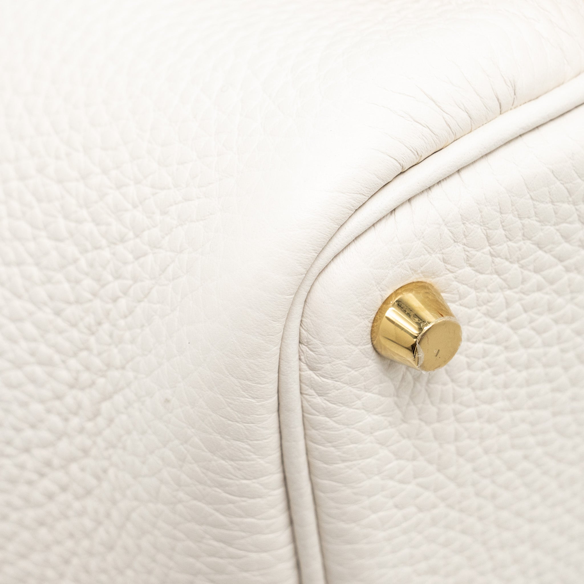 HERMES PICOTIN 18 LOCK BAG CLEMENCE GRIS PALE GHW