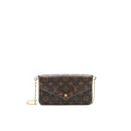 LOUIS VUITTON FELICIE POCHETTE (ZIPPED POCKET LOST)