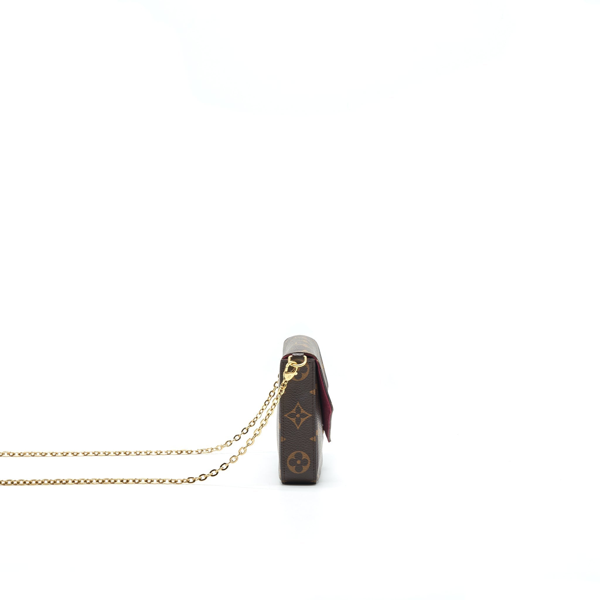 LOUIS VUITTON FELICIE POCHETTE (ZIPPED POCKET LOST)