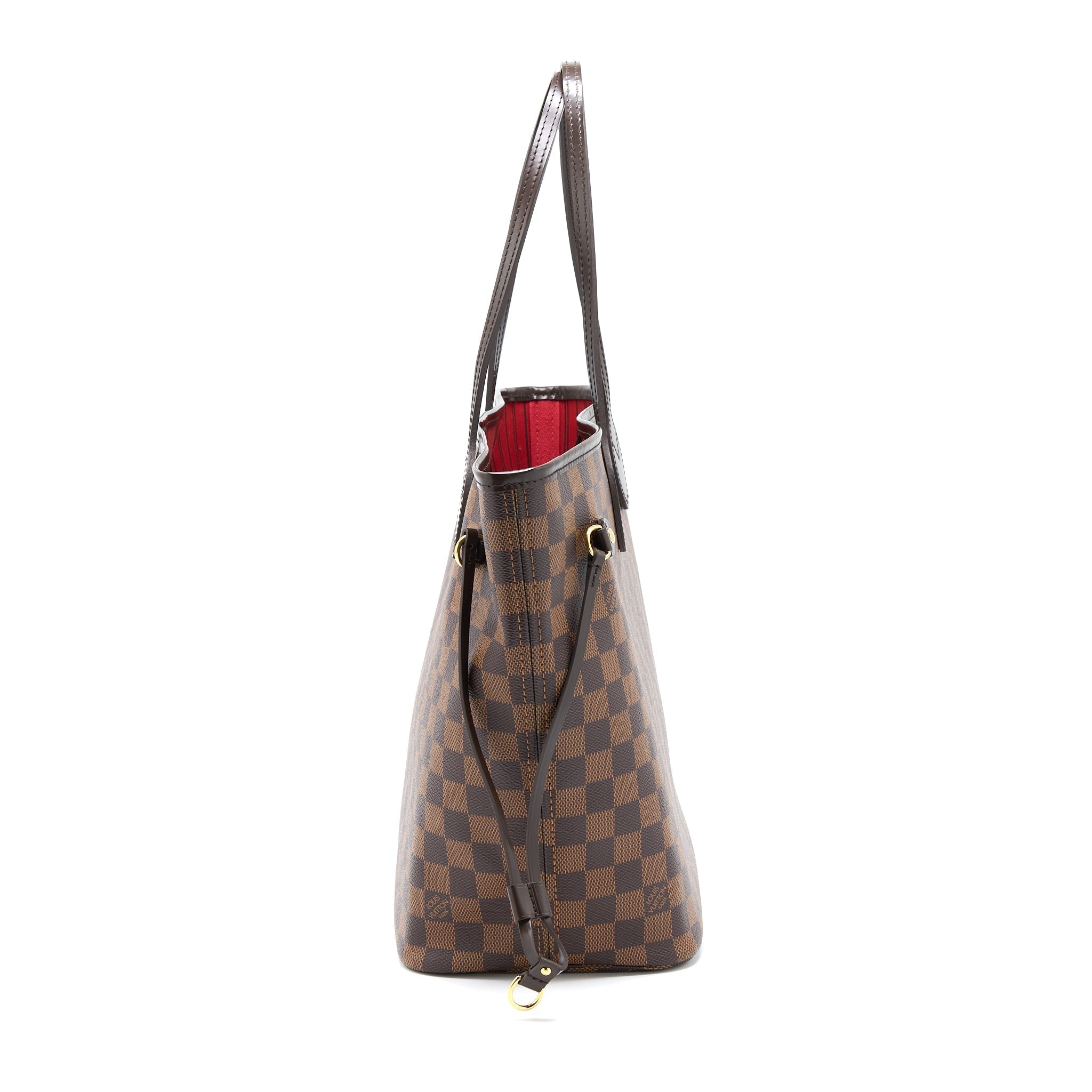 LOUIS VUITTON NEVERFULL MM DAMIER EBENE CANVAS GHW