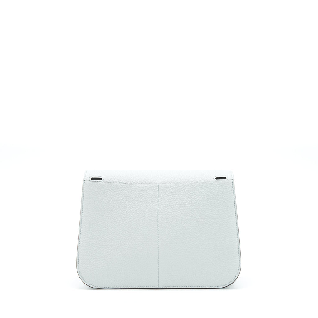 HERMES HALZAN 25 CLEMENCE BLUE PALE SHW