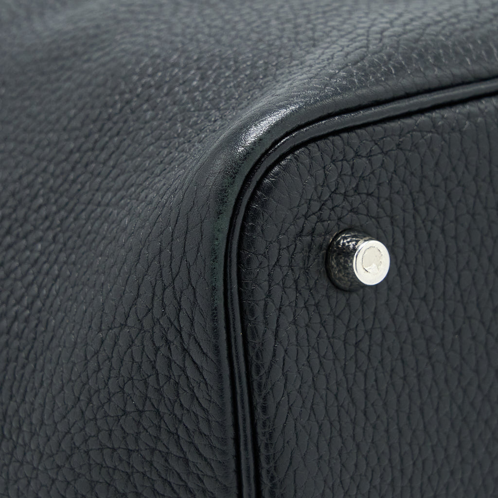 Hermes Picotin 22 Lock Bag Clemence Black SHW