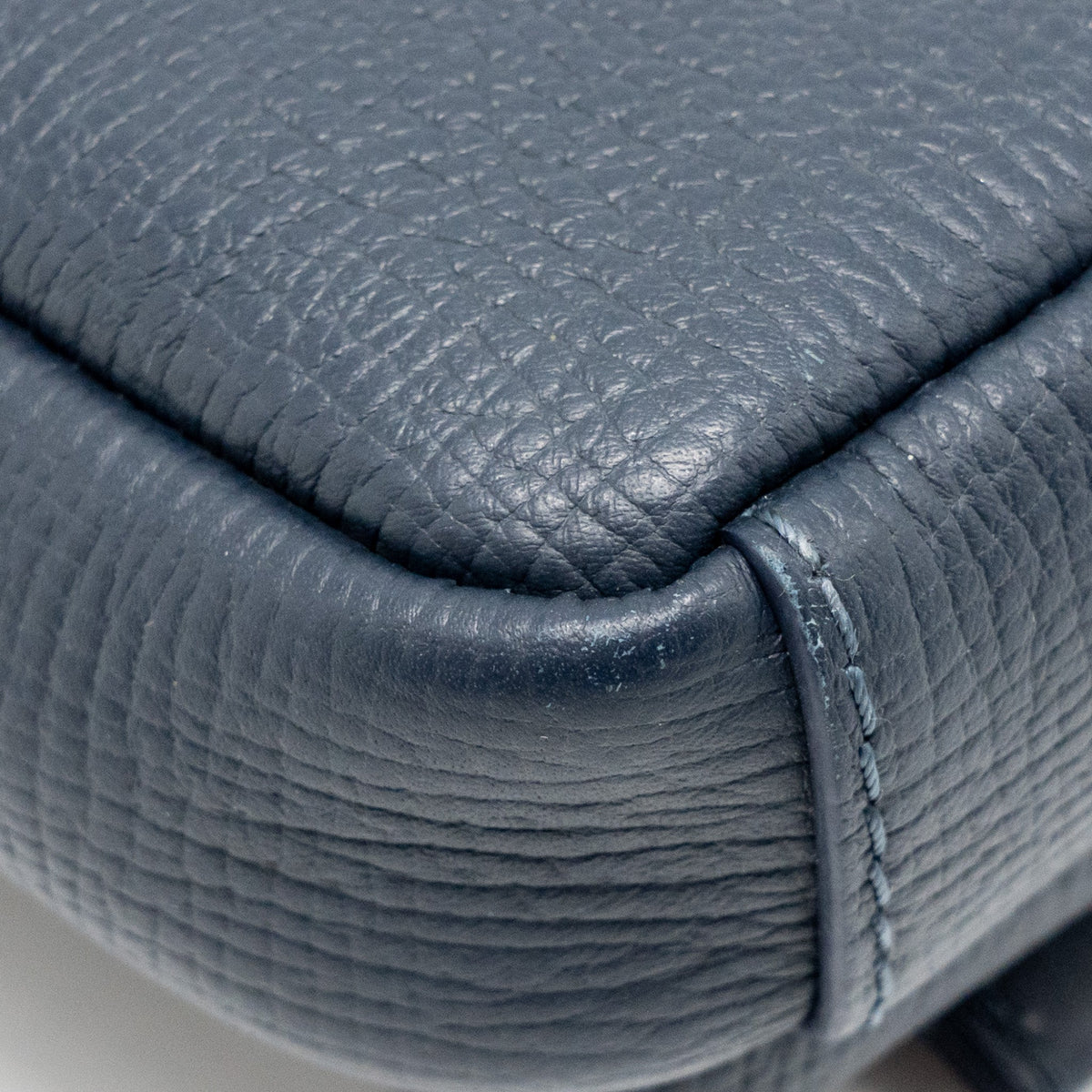 LOUIS VUITTON X NIGO FLAT DOUBLE PHONE POUCH DENIM/CALFSKIN BLUE GHW