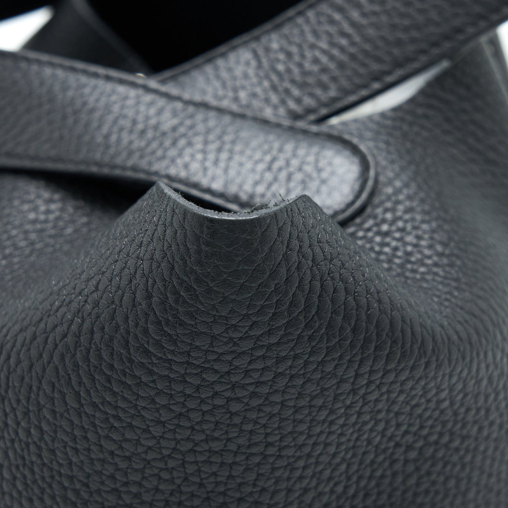 Hermes Picotin 22 Lock Bag Clemence Black SHW