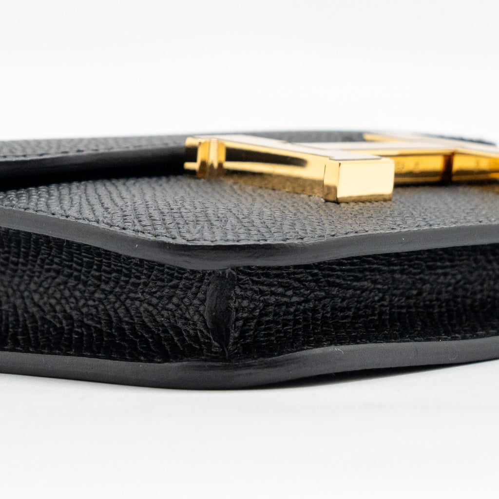 HERMES CONSTANCE SLIM EPSOM BLACK GHW