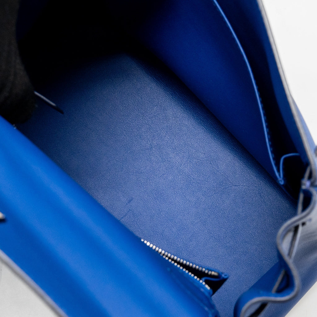 HERMES KELLY 25 SWIFT BLUE ROYAL SHW