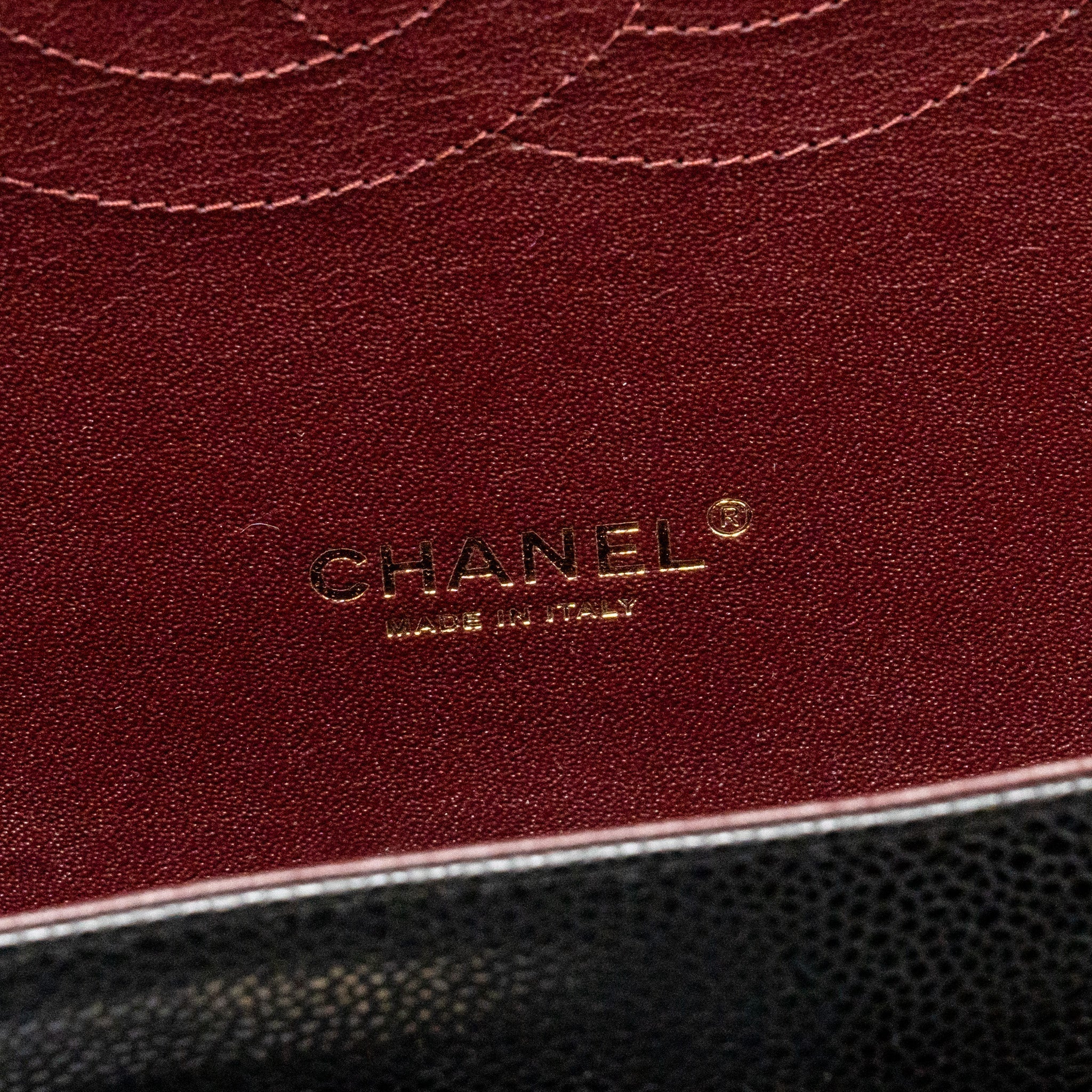 CHANEL MAXI CLASSIC DOUBLE FLAP BAG CAVIAR BLACK GHW