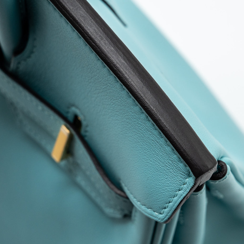 Hermes birkin 25 swift 3p blue atoll GHW