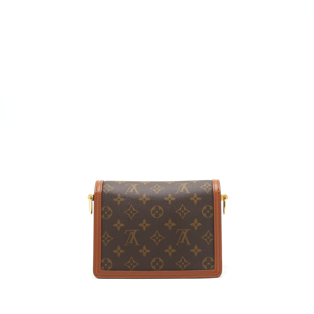 LOUIS VUITTON MINI DAUPHINE MONOGRAM REVERSE CANVAS YEAR 2019