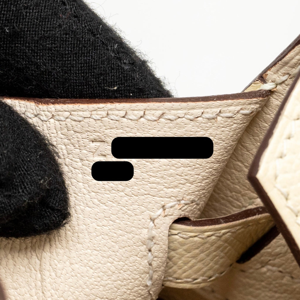 HERMES BIRKIN 25 EPSOM NATA GHW