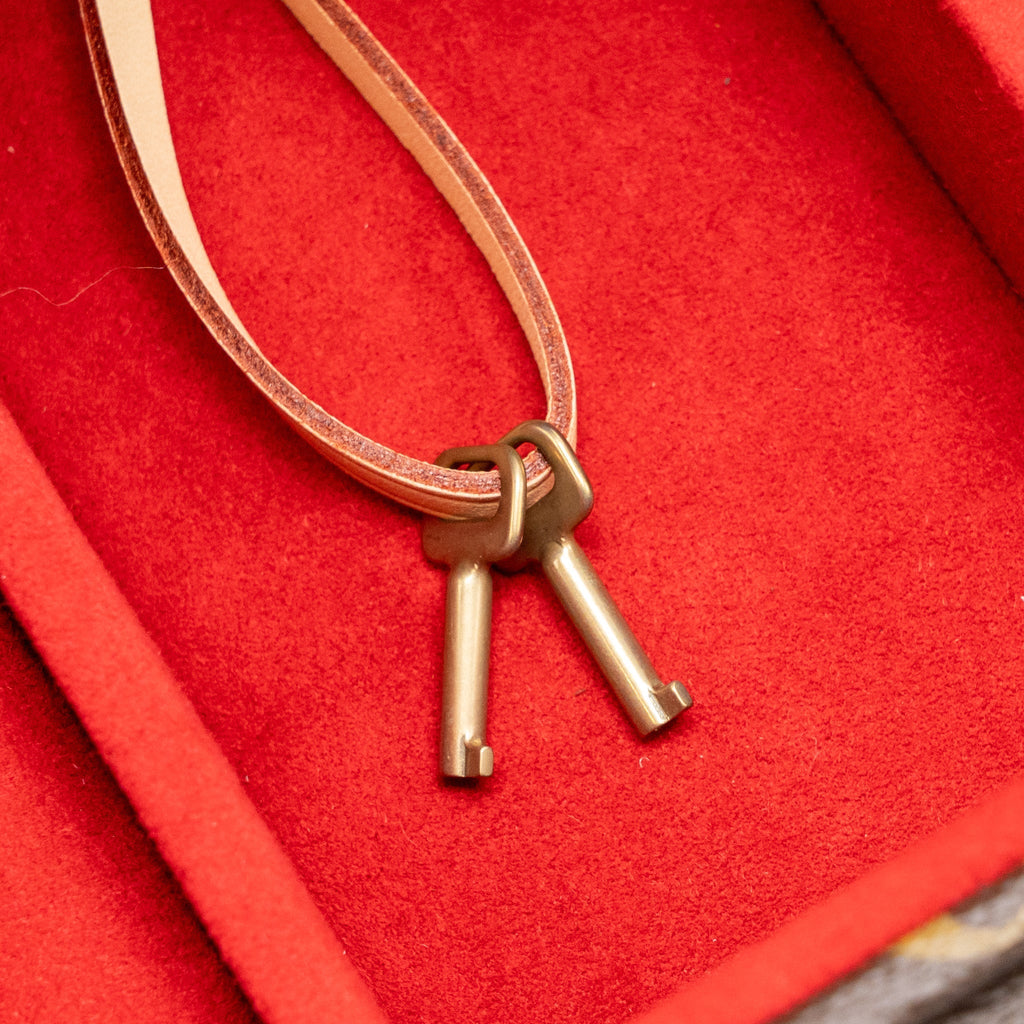 LOUIS VUITTON COFFRET JOAILLERIE MONOGRAM CANVAS ROUGE FUSION