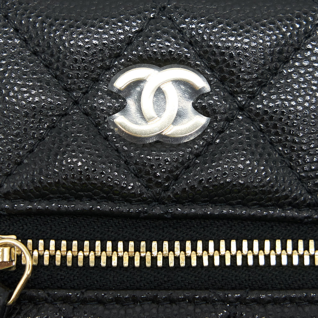 CHANEL CLASSIC VANITY PHONE HOLDER WITH CHAIN