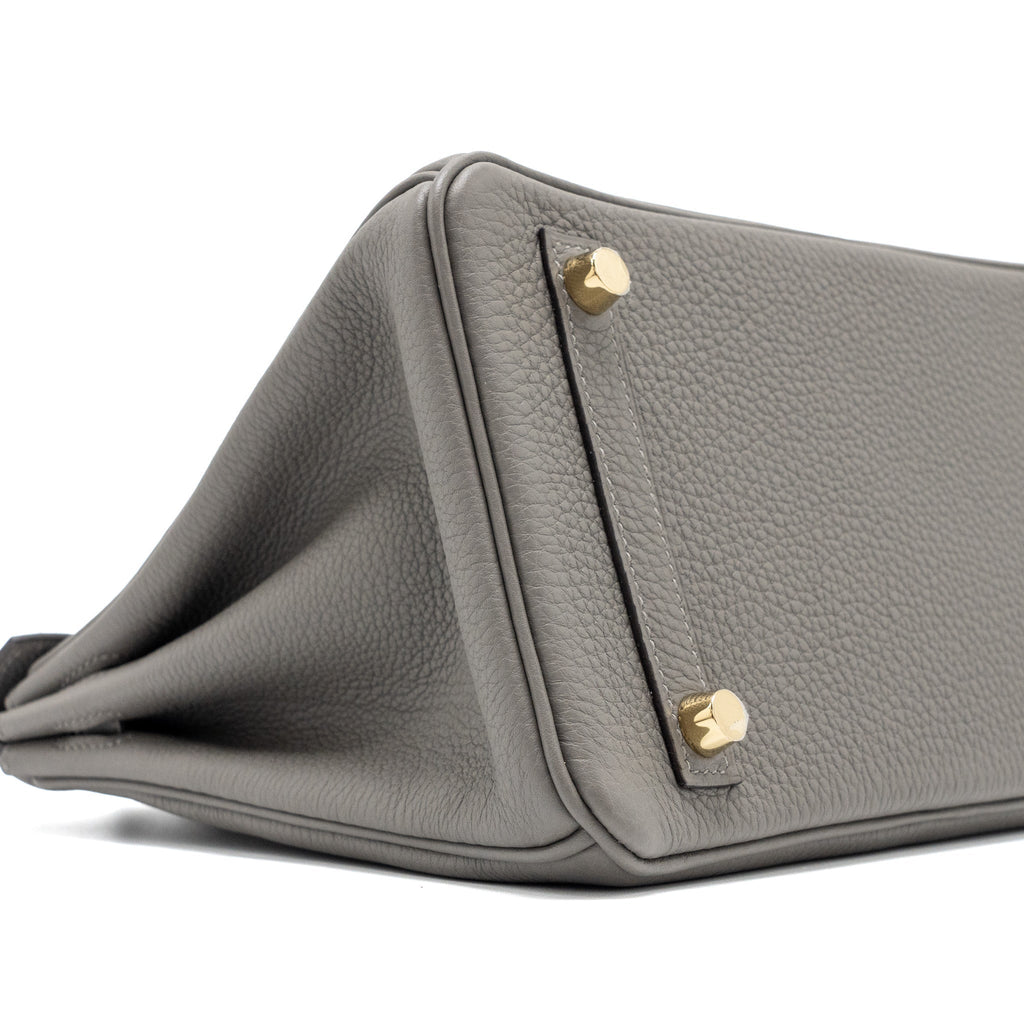 HERMES BIRKIN 25 TOGO GRIS MEYER GHW