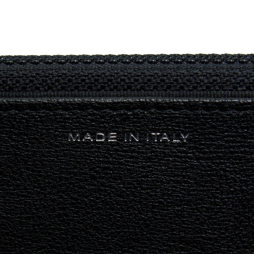 CHANEL 2.55 SO BLACK WALLET ON CHAIN CALFSKIN WITH BLACK HARDWARE