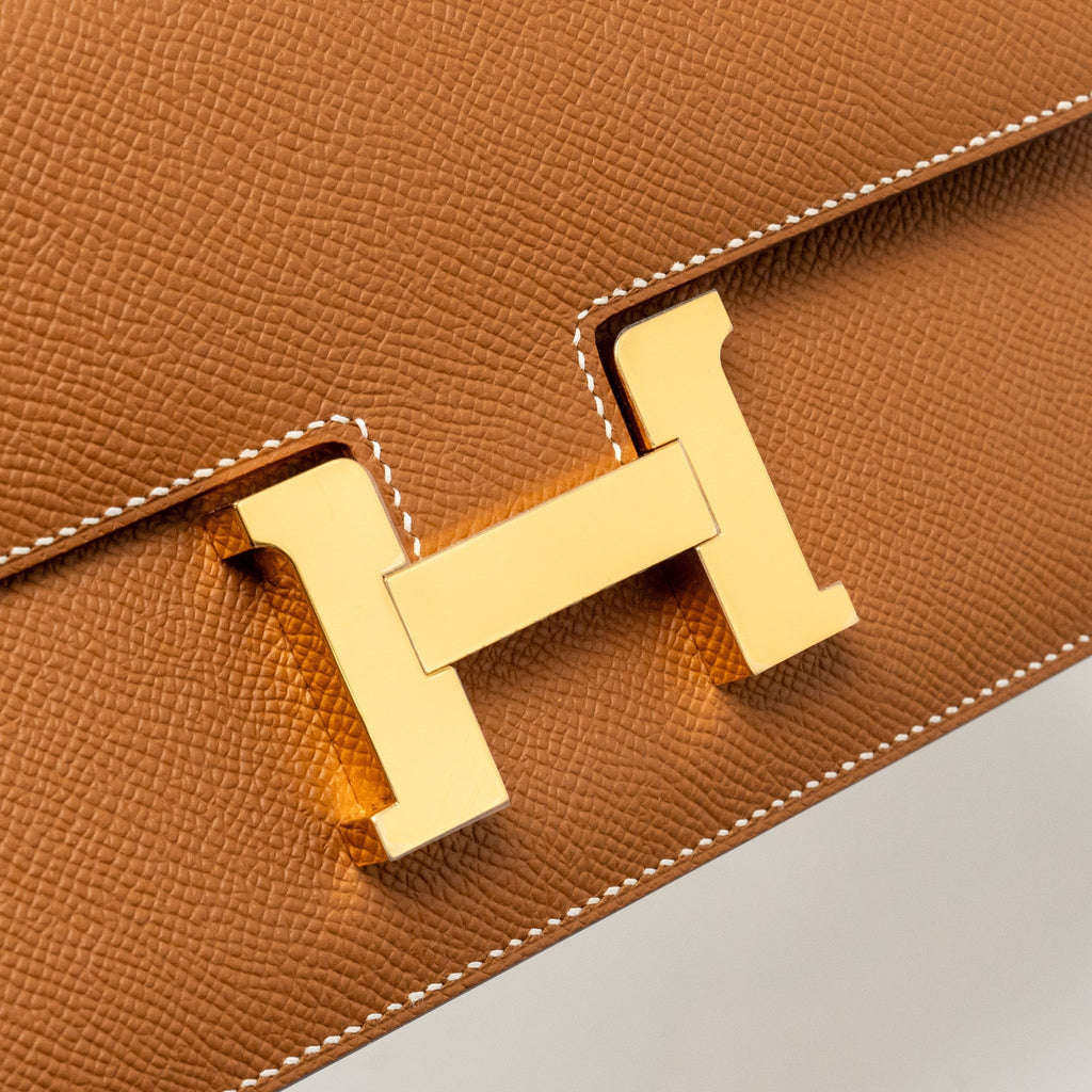 HERMES CONSTANCE ELAN EPSOM GOLD GHW