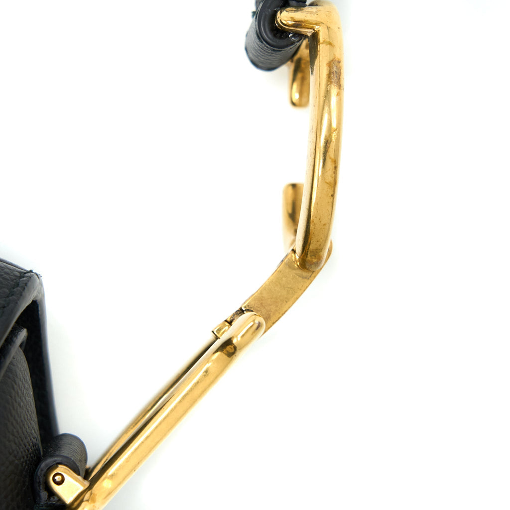 DIOR MEDIUM SADDLE BAG CALFSKIN BLACK GHW