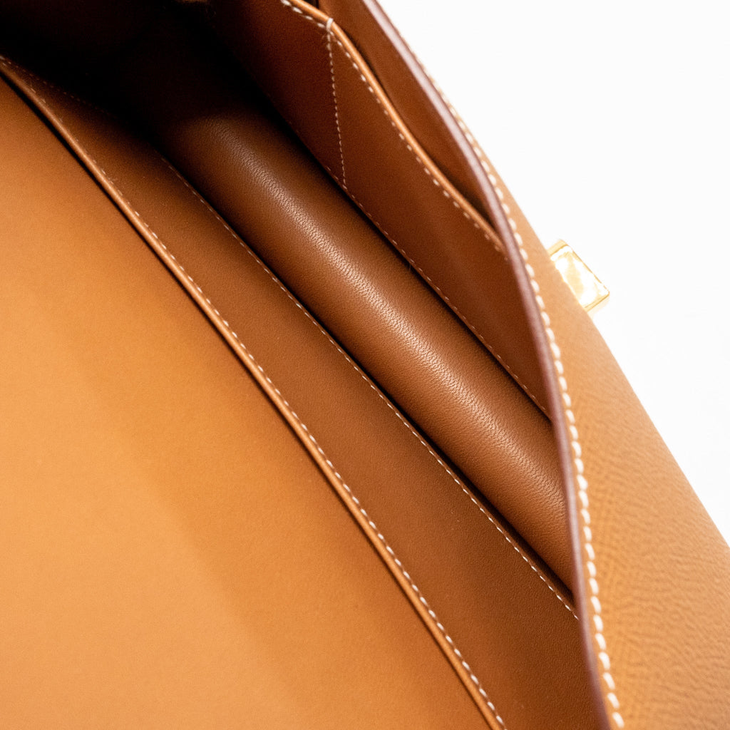 HERMES CONSTANCE ELAN EPSOM GOLD GHW