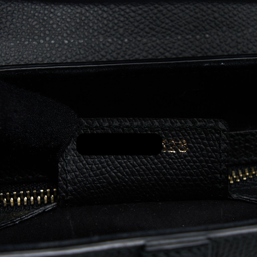 DIOR MEDIUM SADDLE BAG CALFSKIN BLACK GHW