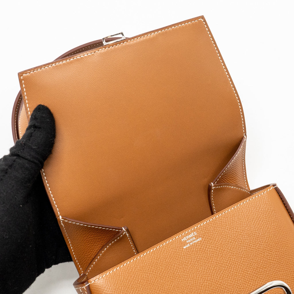 HERMES DELLA CAVALLERIA MINI BAG EPSOM GOLD SHW