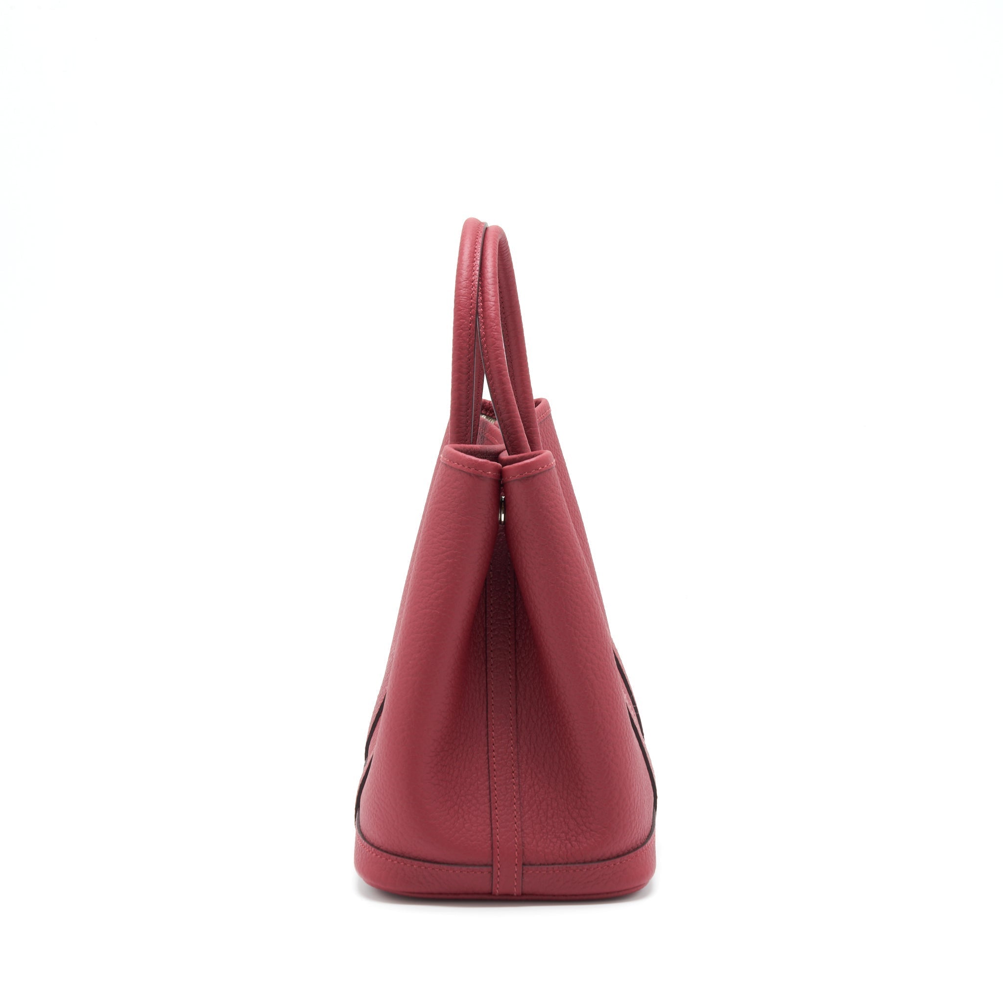 HERMES GARDEN PARTY 30 VACHE COUNTRY K1 ROUGE GRENAT SHW