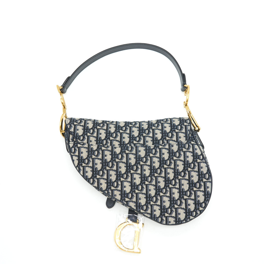 DIOR MEDIUM SADDLE BAG OBLIQUE GHW