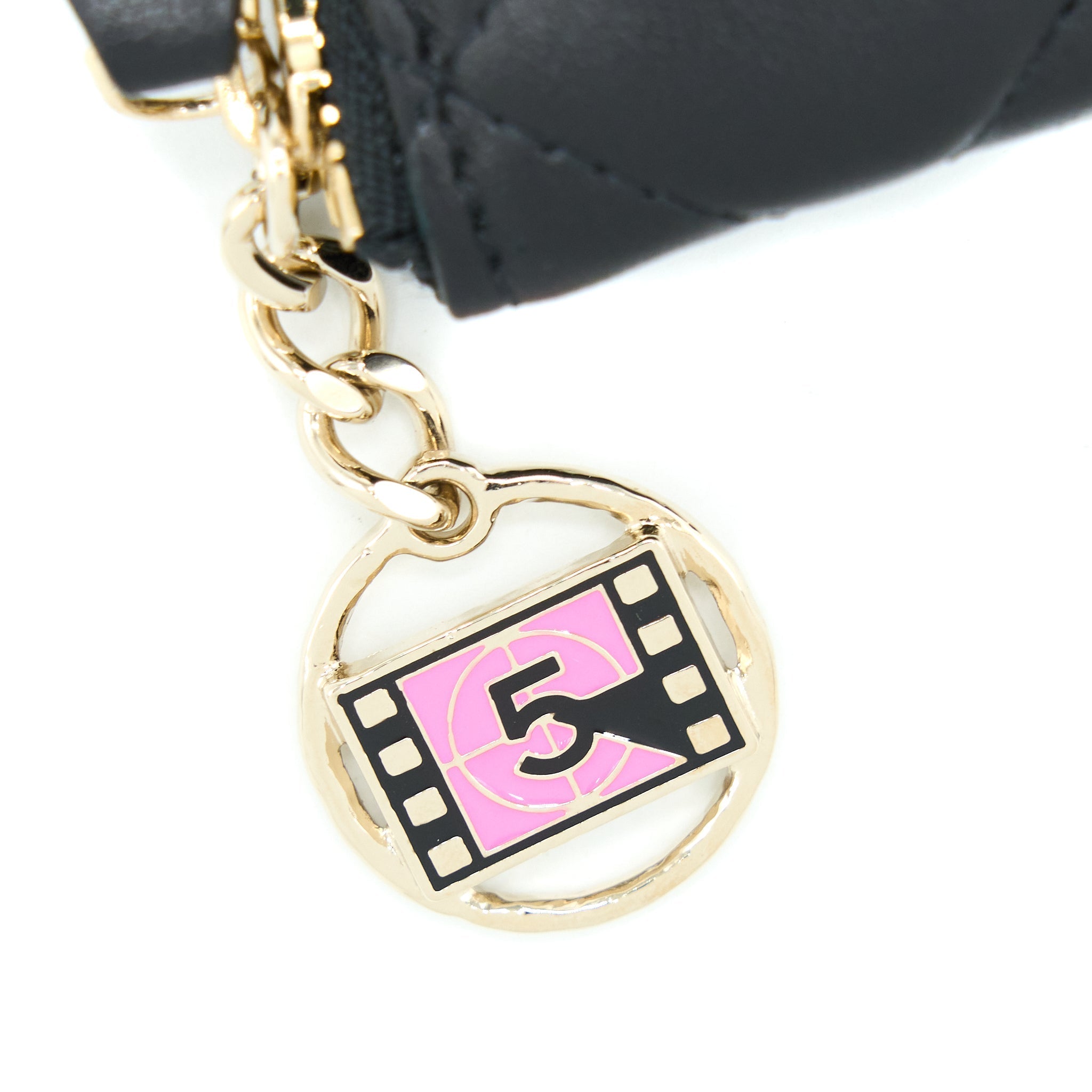 CHANEL 21S MINI POUCH LIMITED EDITION LAMBSKIN BLACK LGHW