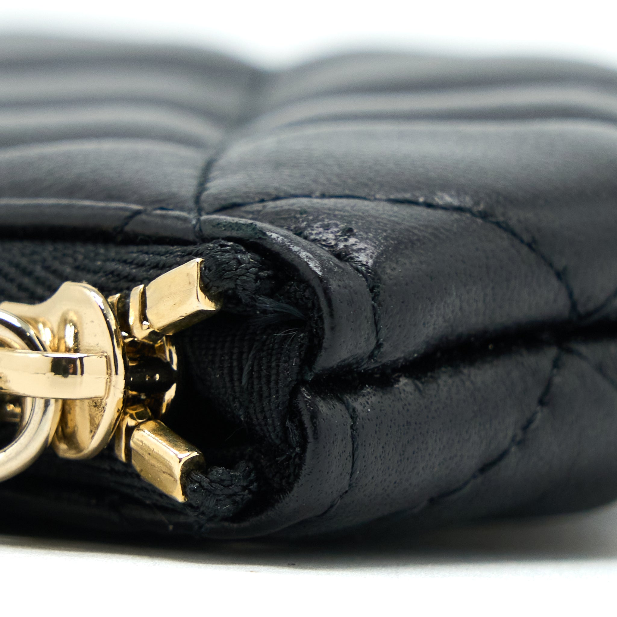 CHANEL 21S MINI POUCH LIMITED EDITION LAMBSKIN BLACK LGHW