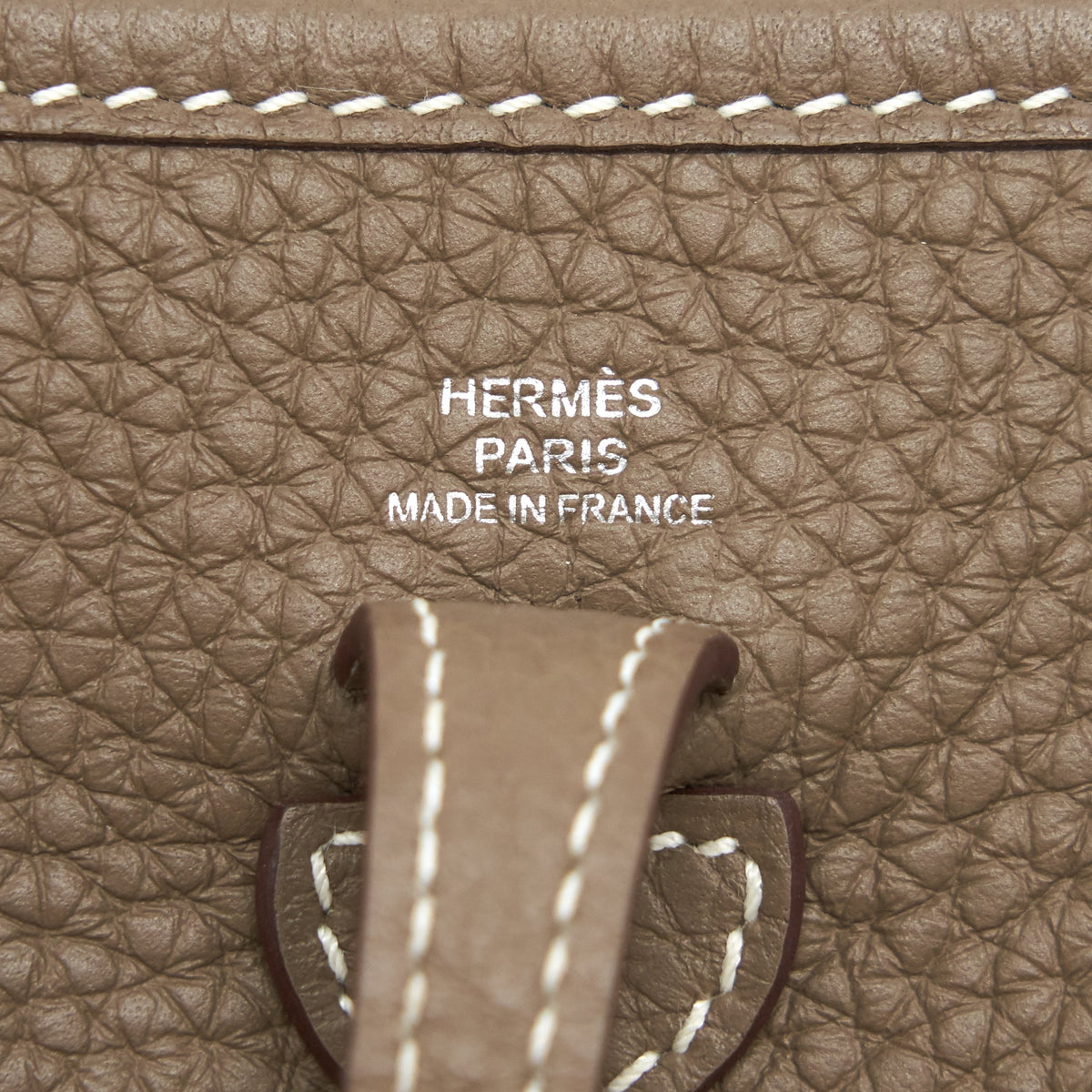 Hermes Mini Evelyne Etoupe SHW
