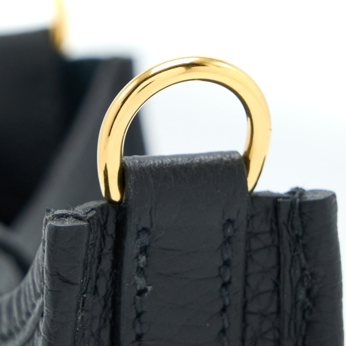 Hermes Mini Evelyne Clemence Black GHW