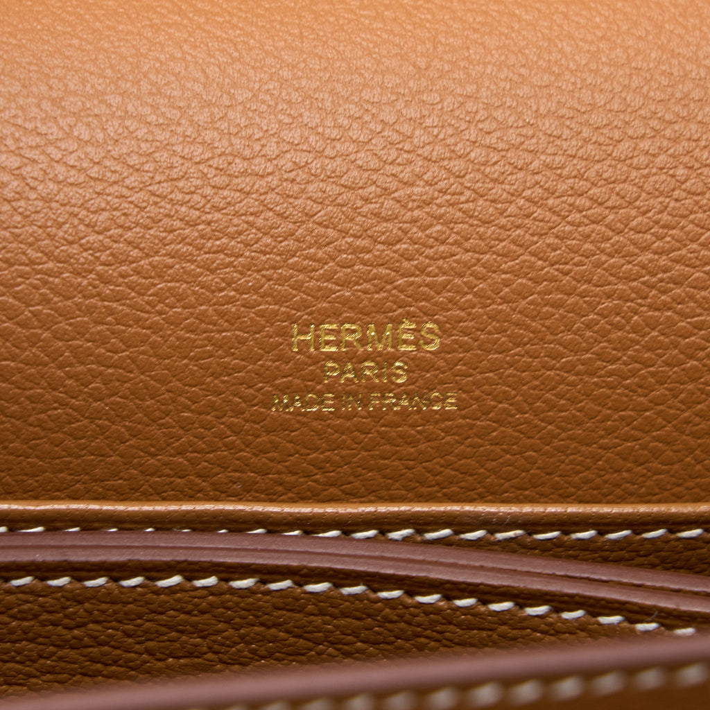 Hermes Mini Roulis Evercolor Gold LGHW