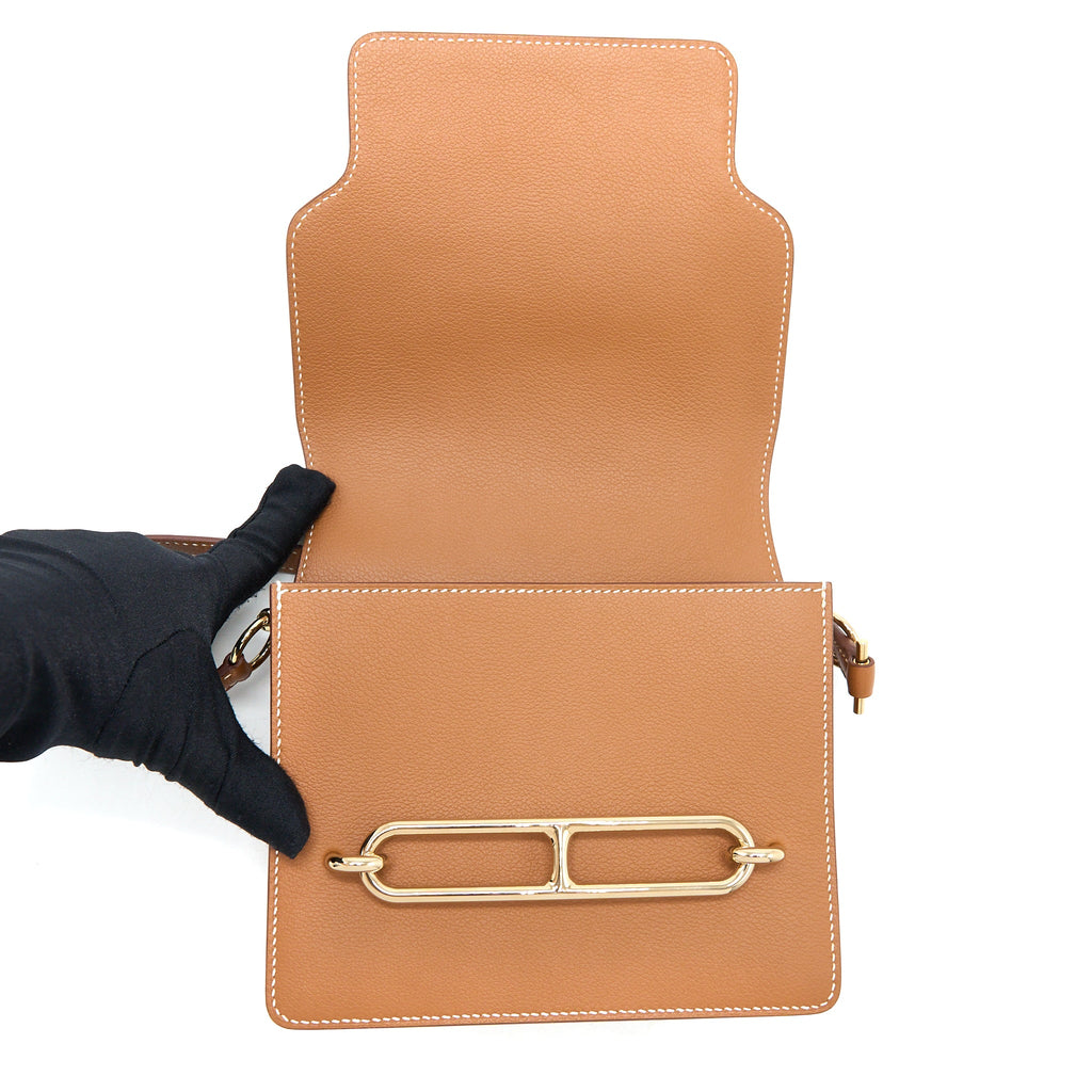 Hermes Mini Roulis Evercolor Gold LGHW