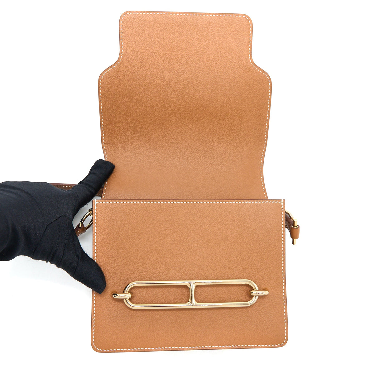 Hermes Mini Roulis Evercolor Gold LGHW