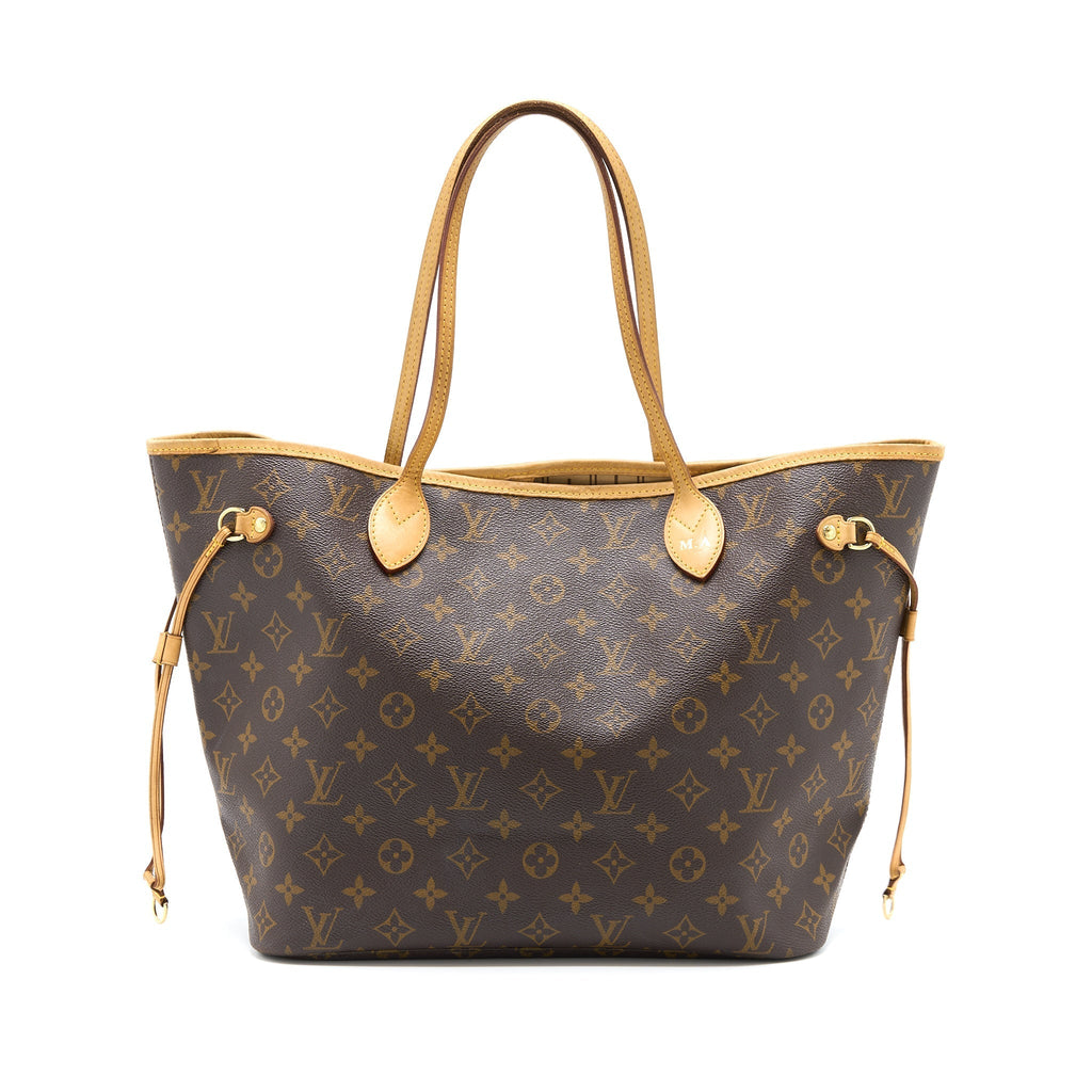 LOUIS VUITTON NEVERFULL MM MONOGRAM CANVAS GHW
