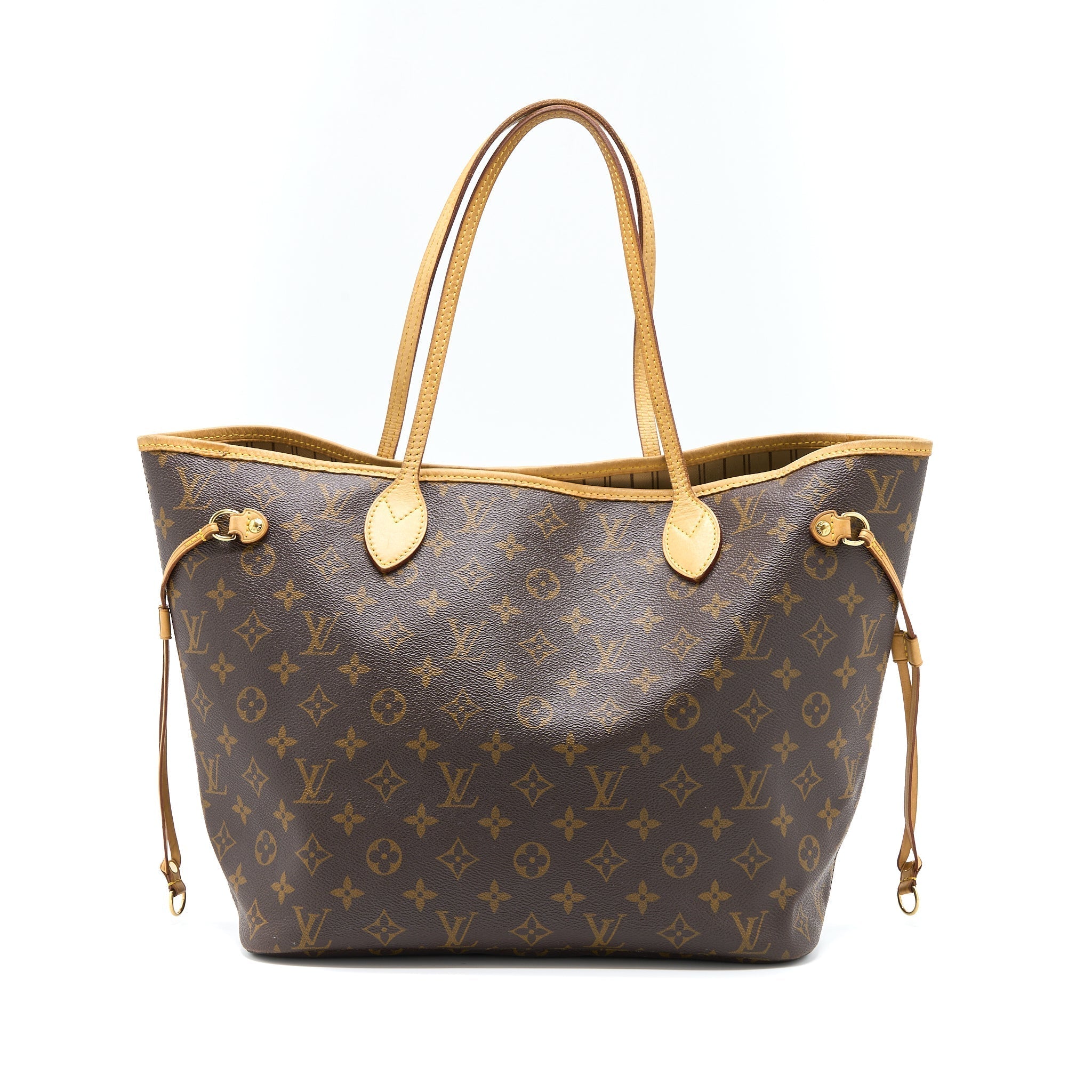 LOUIS VUITTON NEVERFULL MM MONOGRAM CANVAS GHW