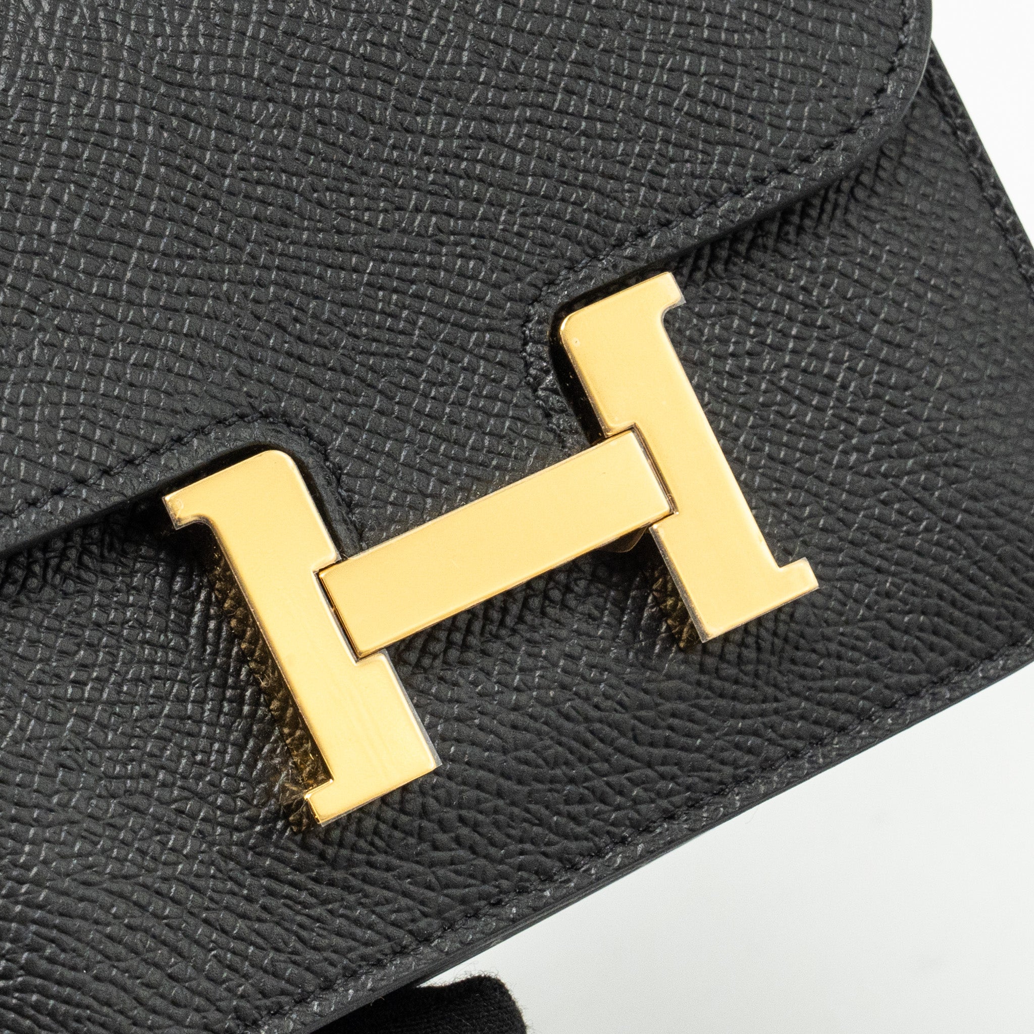 HERMES CONSTANCE SLIM EPSOM BLACK GHW