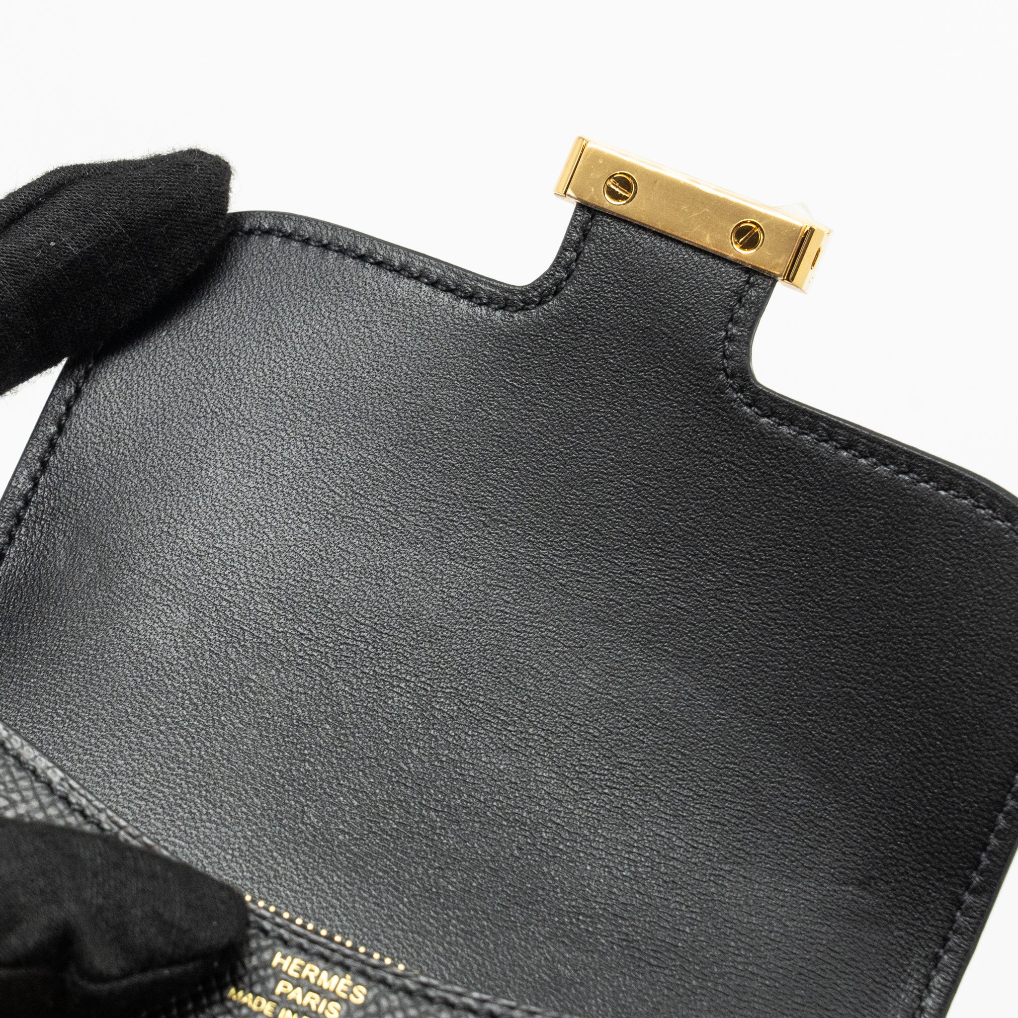 HERMES CONSTANCE SLIM EPSOM BLACK GHW