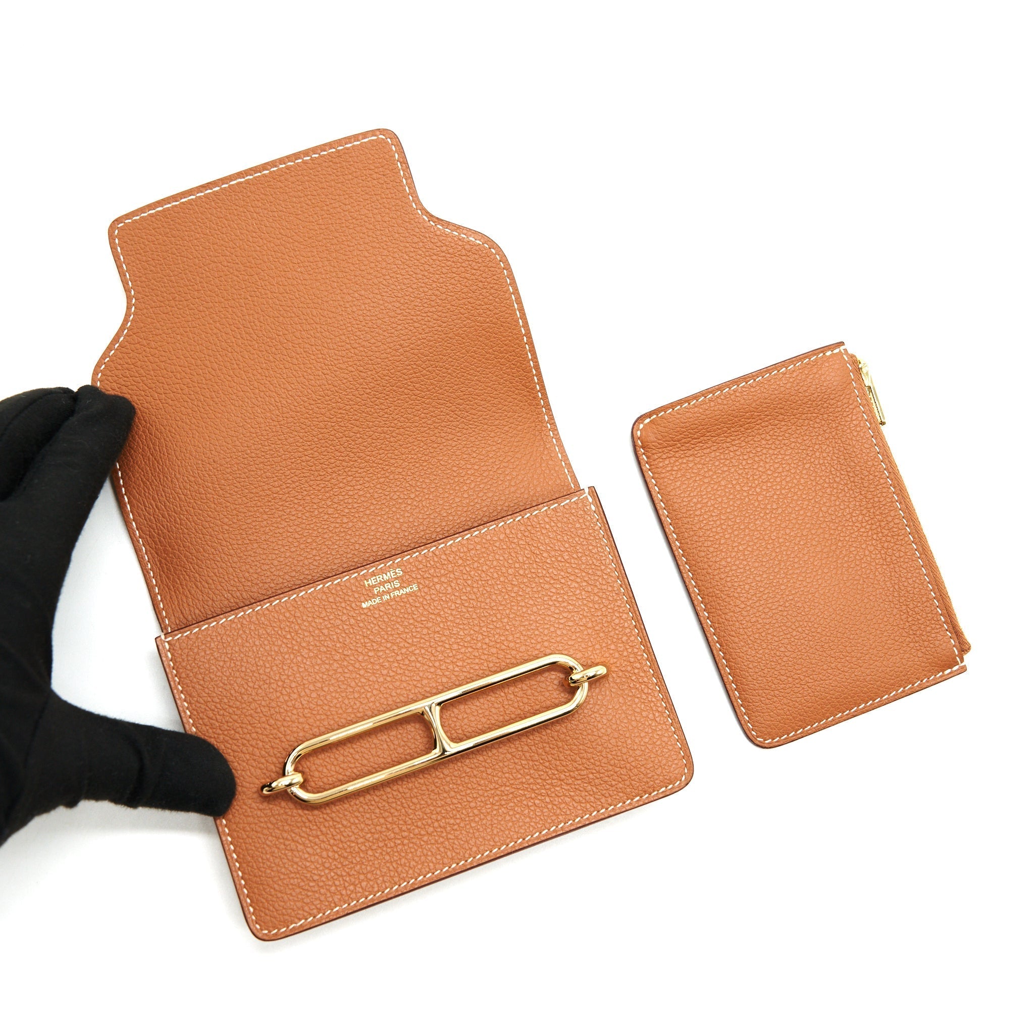 HERMES ROULIS SLIM EVERCOLOR GOLD WITH GHW