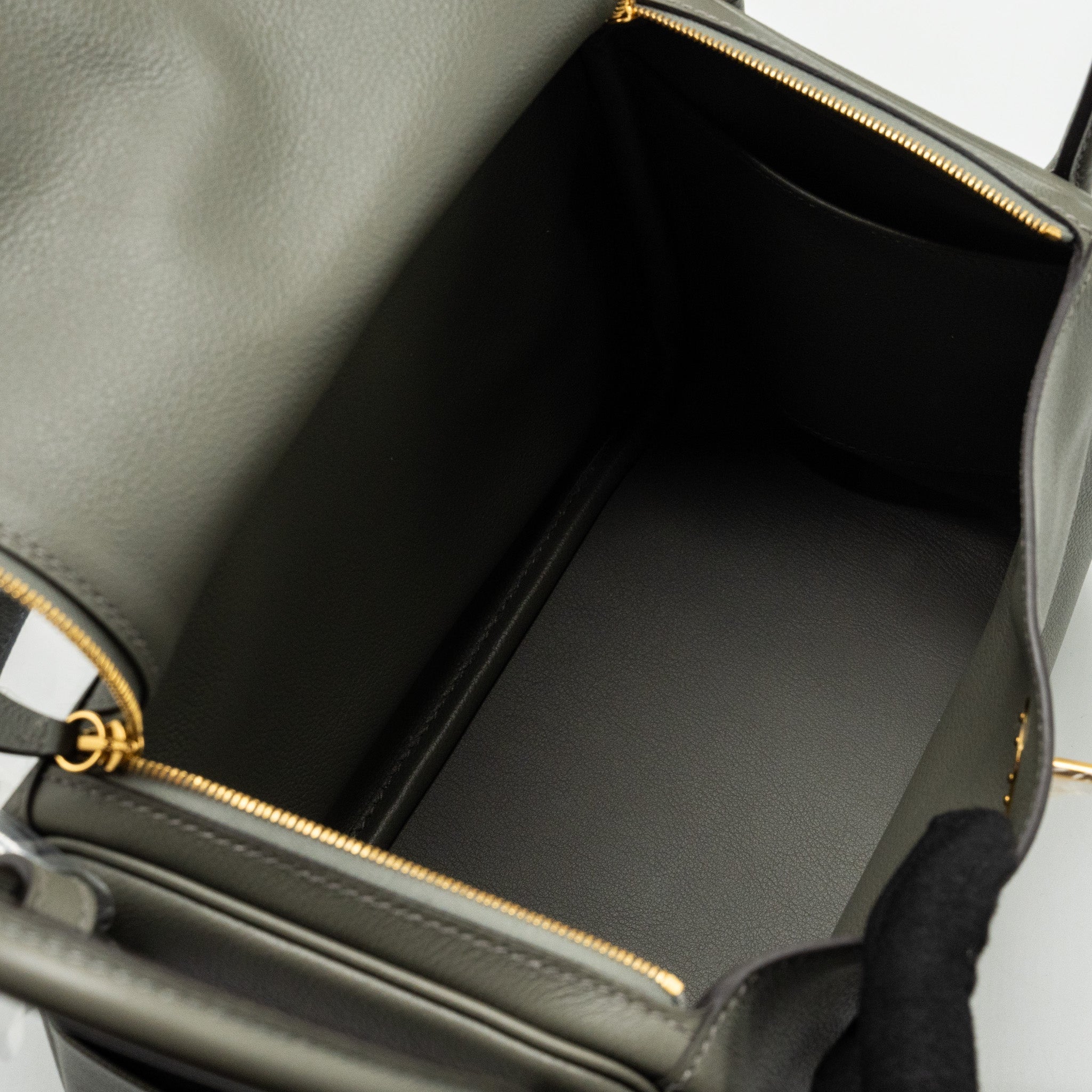 HERMES LINDY 26 EVERCOLOR GRIS MEYER GHW