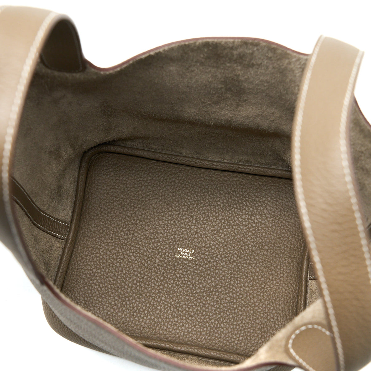 Hermes Picotin 22 Lock Bag Clemence Etoupe GHW