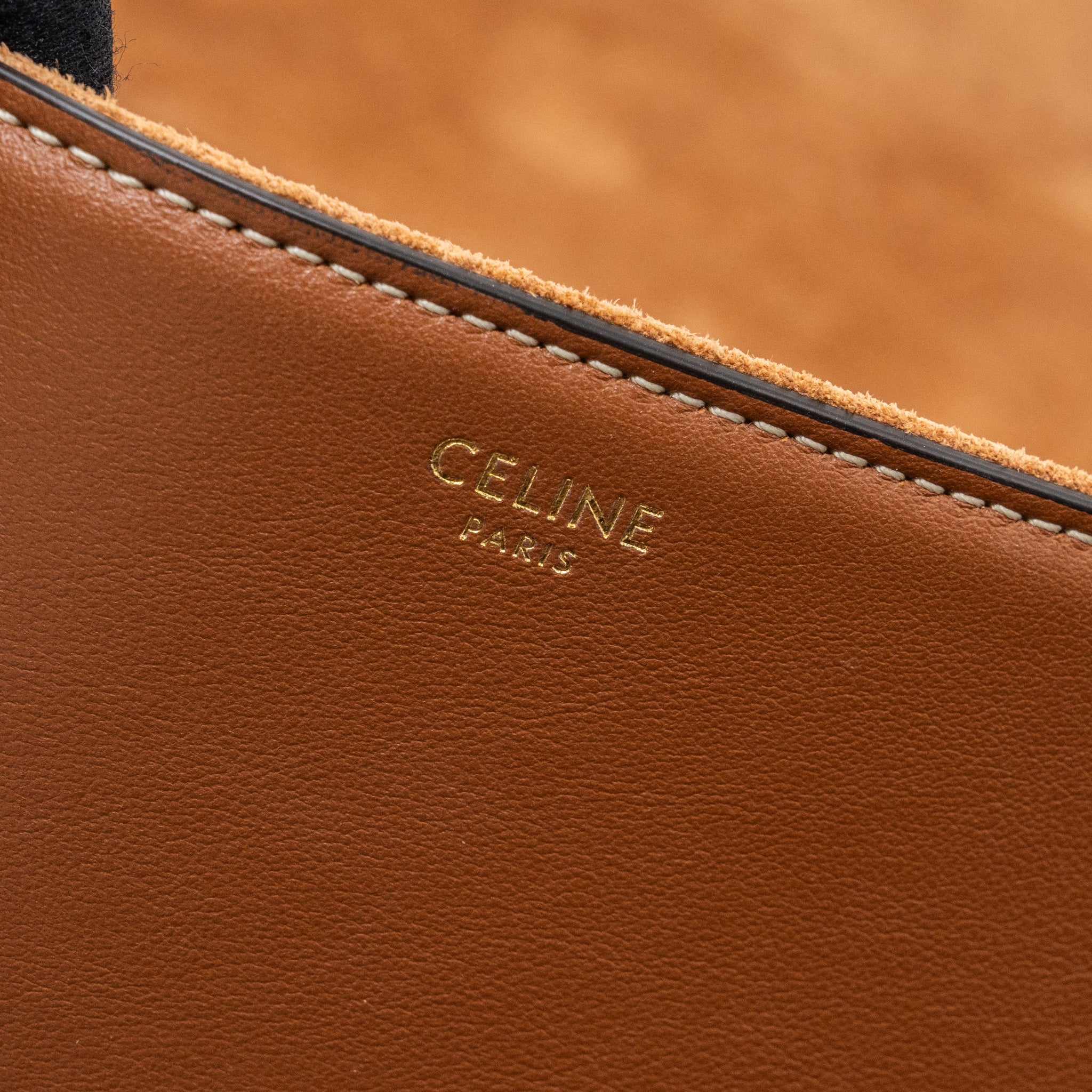 CELINE LARGE SOFT 16 BAG SMOOTH CALFSKIN TAN GHW