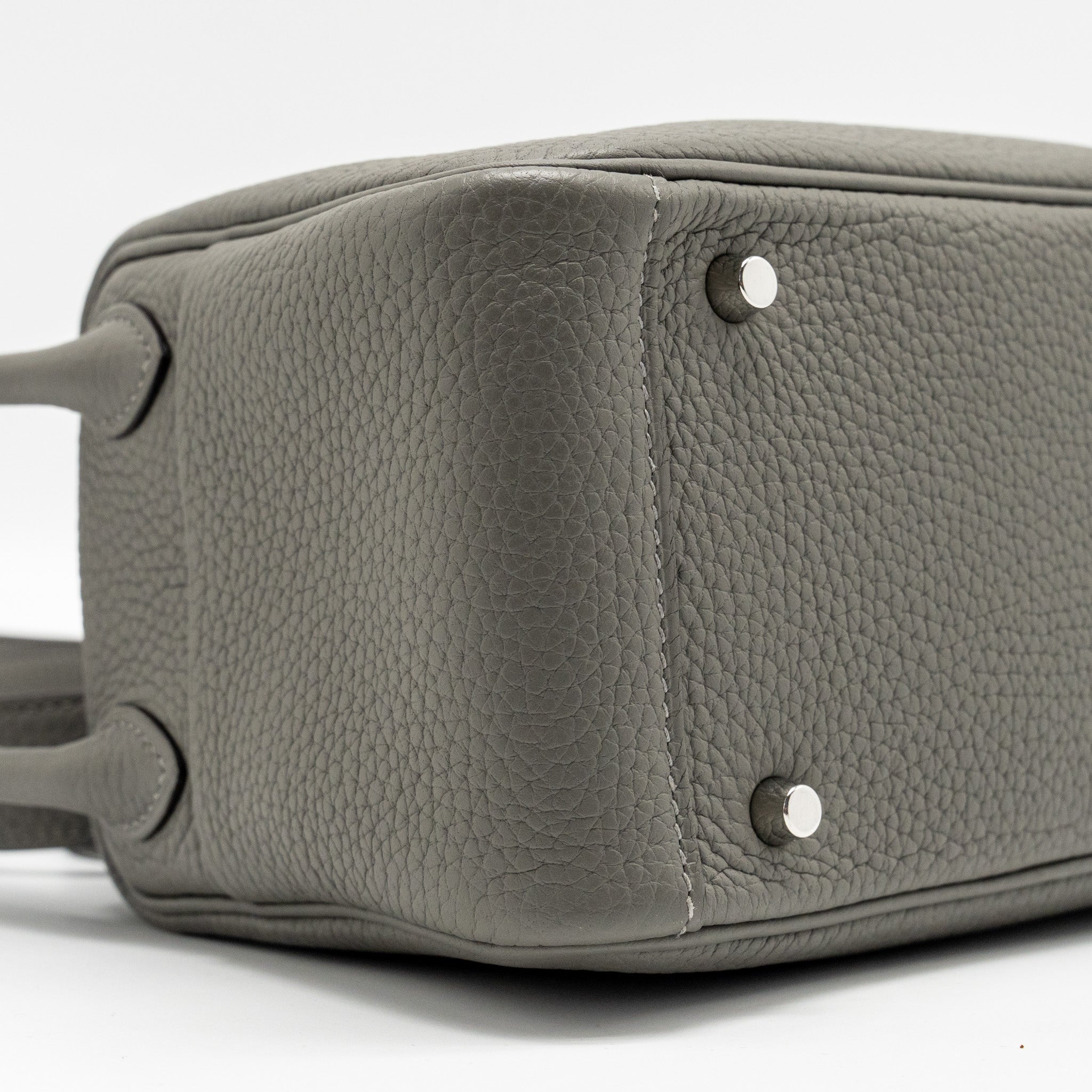 HERMES MINI LINDY CLEMENCE GRIS MEYER SHW