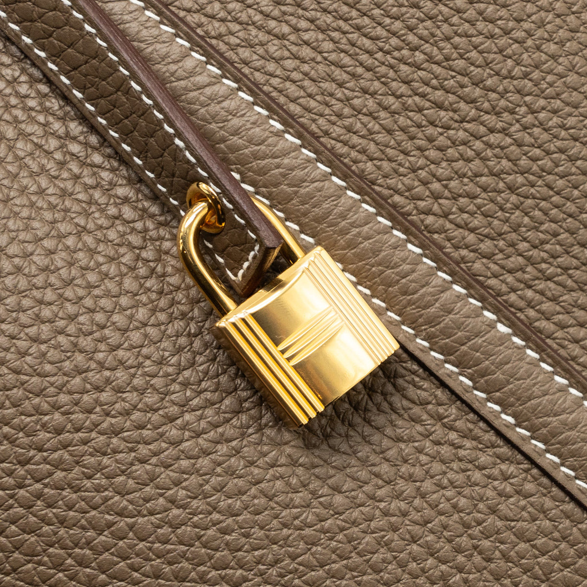 Hermes Picotin 22 Clemence Etoupe GHW