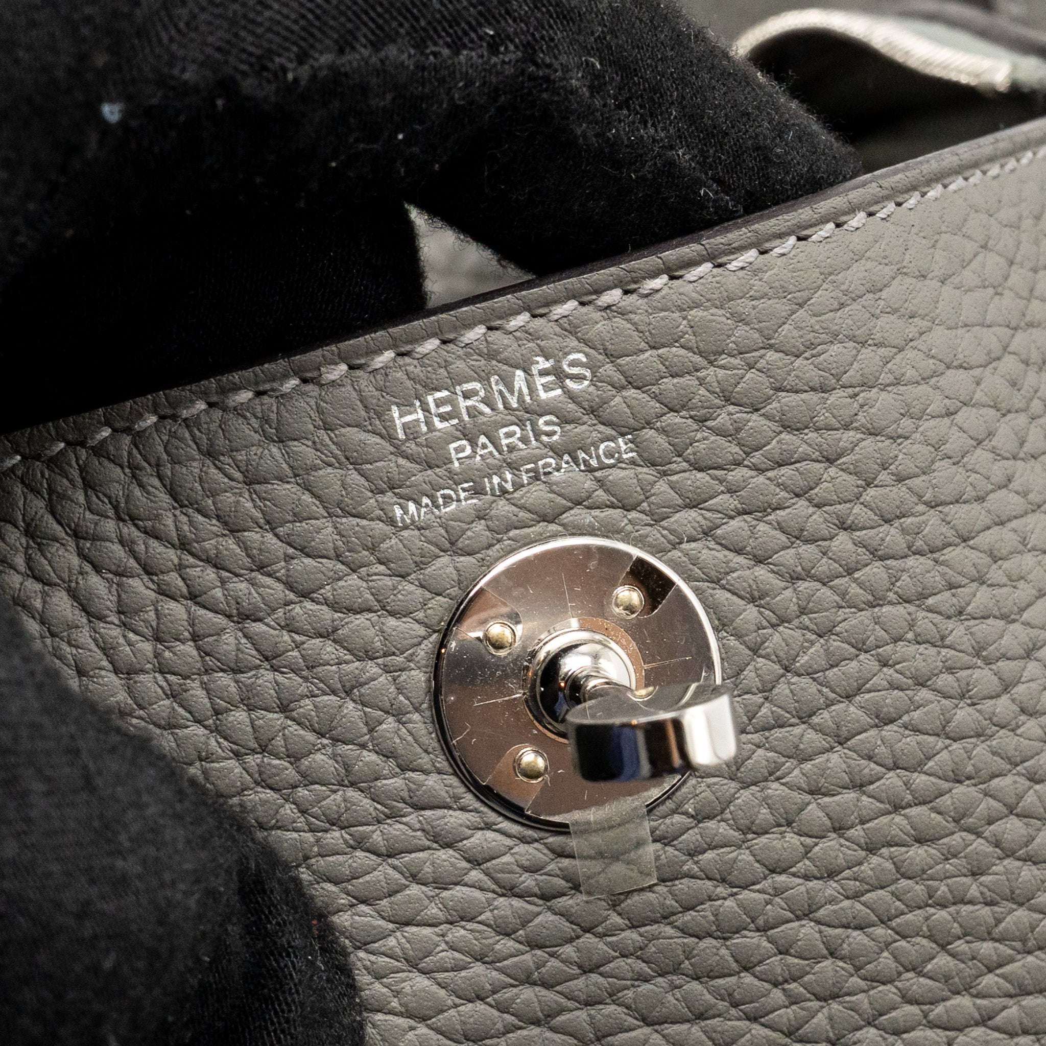 HERMES MINI LINDY CLEMENCE GRIS MEYER SHW