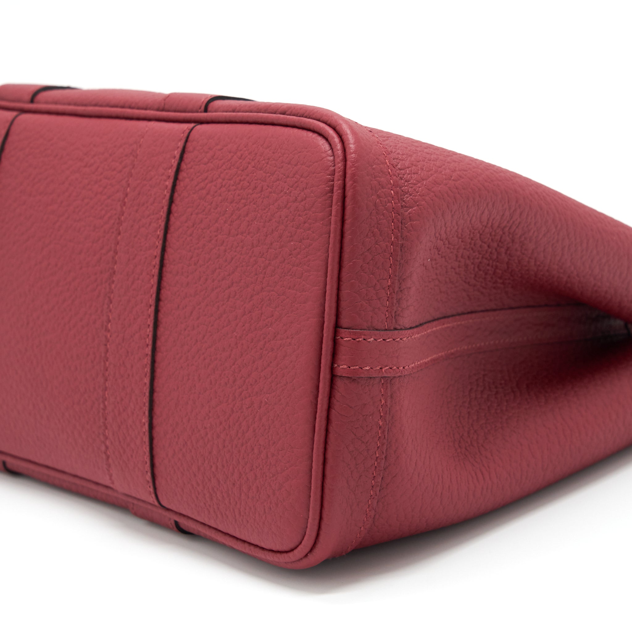 HERMES GARDEN PARTY 30 VACHE COUNTRY K1 ROUGE GRENAT SHW